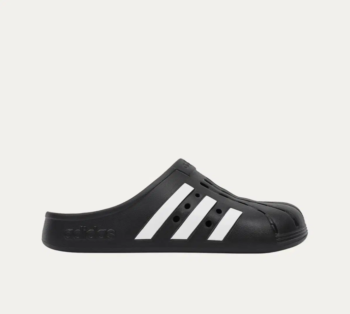 Adidas Adilette Clog Black White